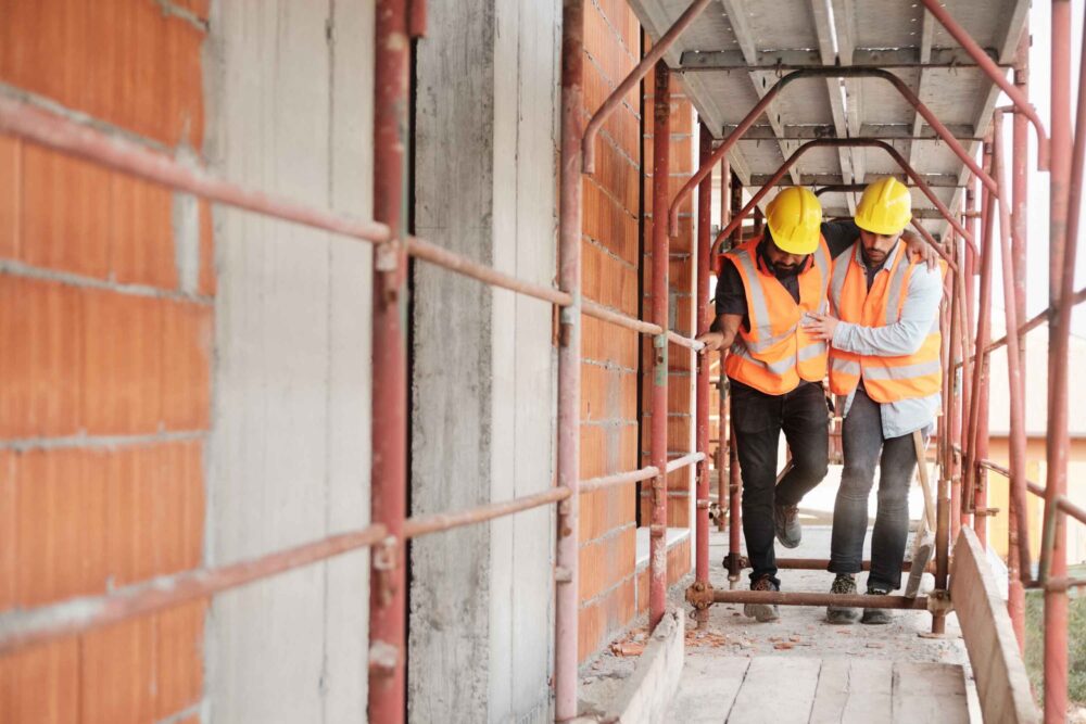 Hurt-Contruction-Worker-On-Site